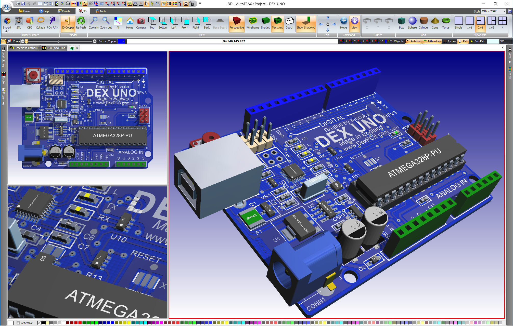 Active3D Multiple Viewports